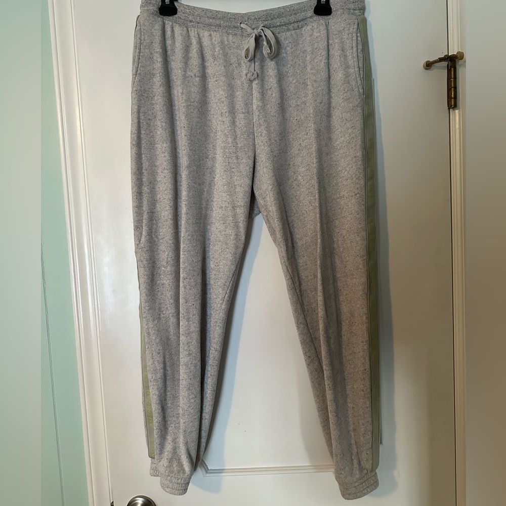 Grey Fleece American Eagle Jogger Sweatpants